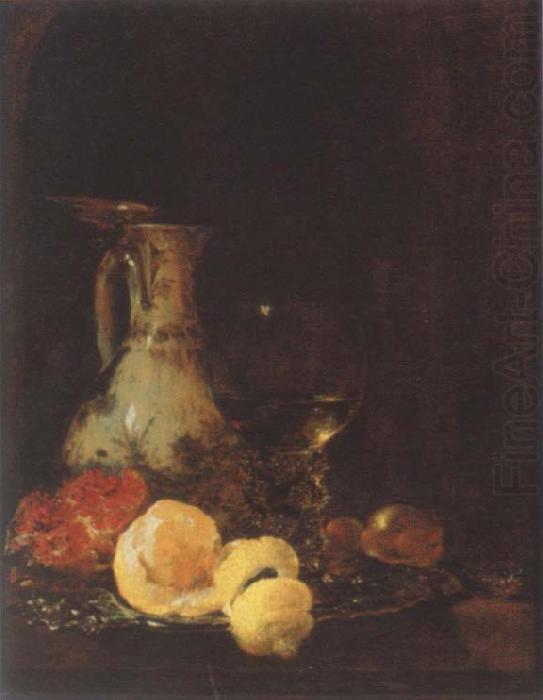 Style life with Porzellankanme, Willem Kalf